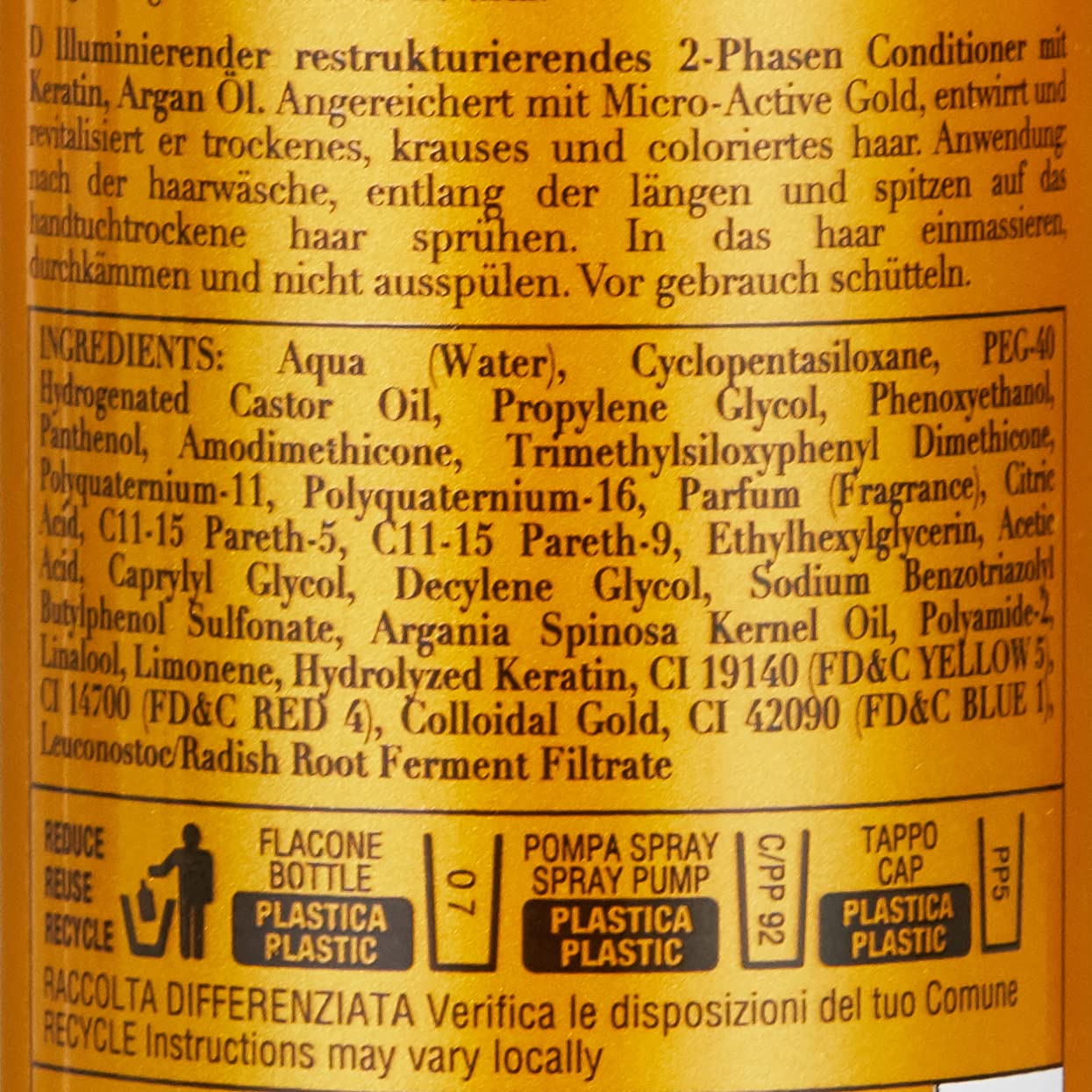 fanola-oro-therapy-illuminante-bi-phase-oro-puro-capelli-200-ml image 3