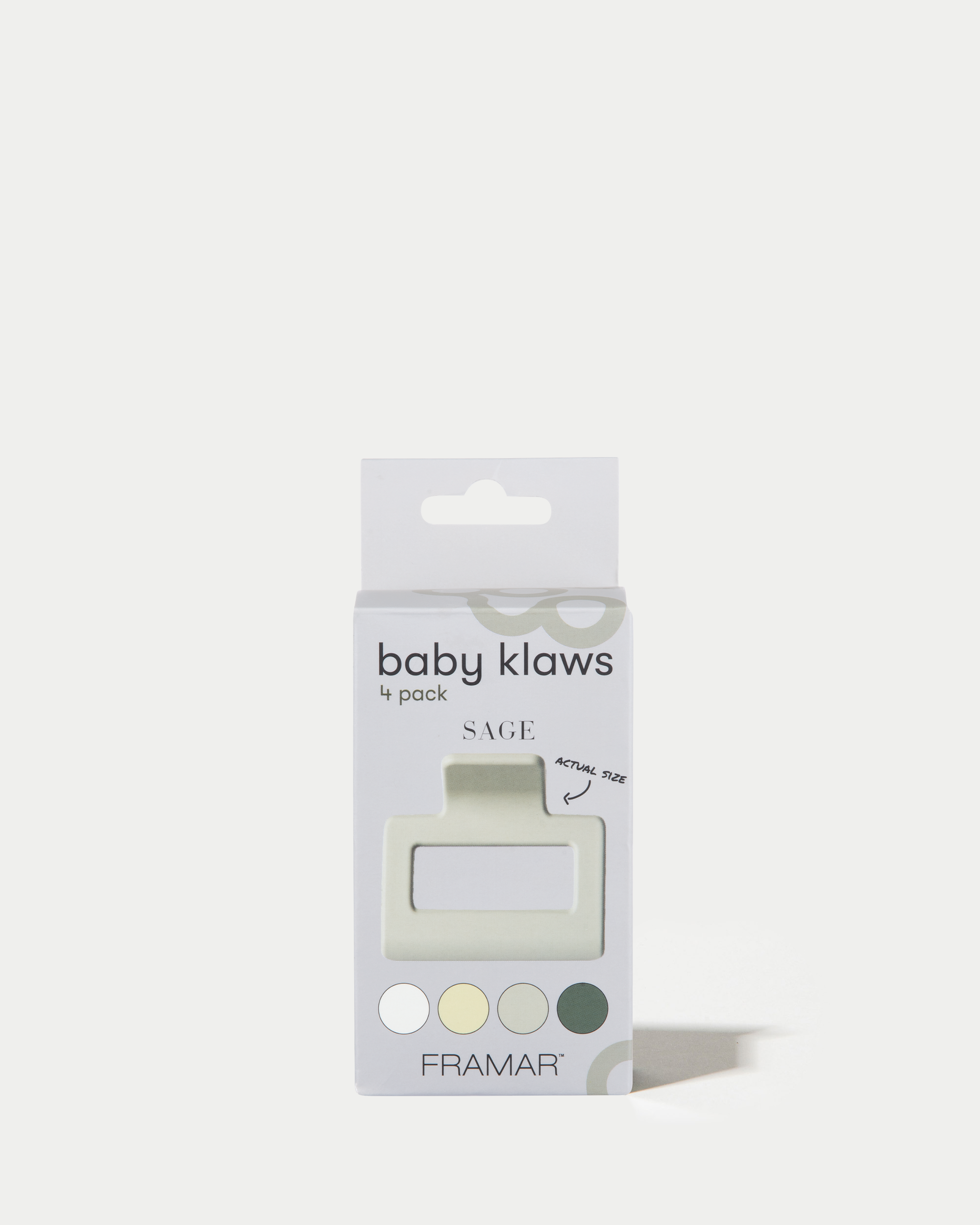 framar-baby-klaws-sage-mini-mollette-antiscivolo-4-pezzi image 2