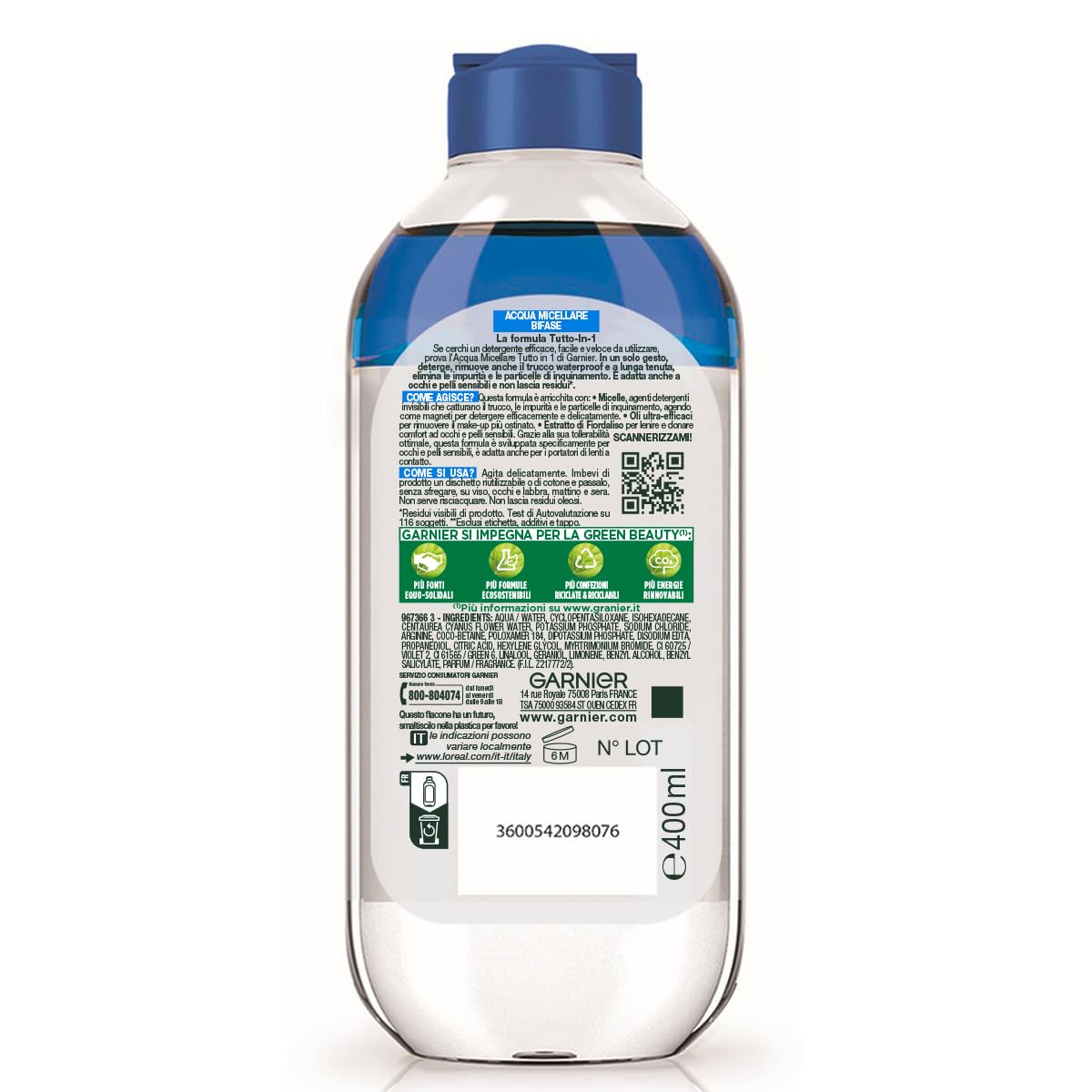 garnier-acqua-micellare-occhi-sensibili-400-ml-strucca-viso-occhi-labbra image 2