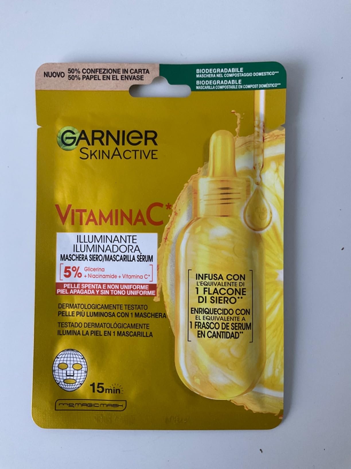 Viso luminoso in 15 minuti