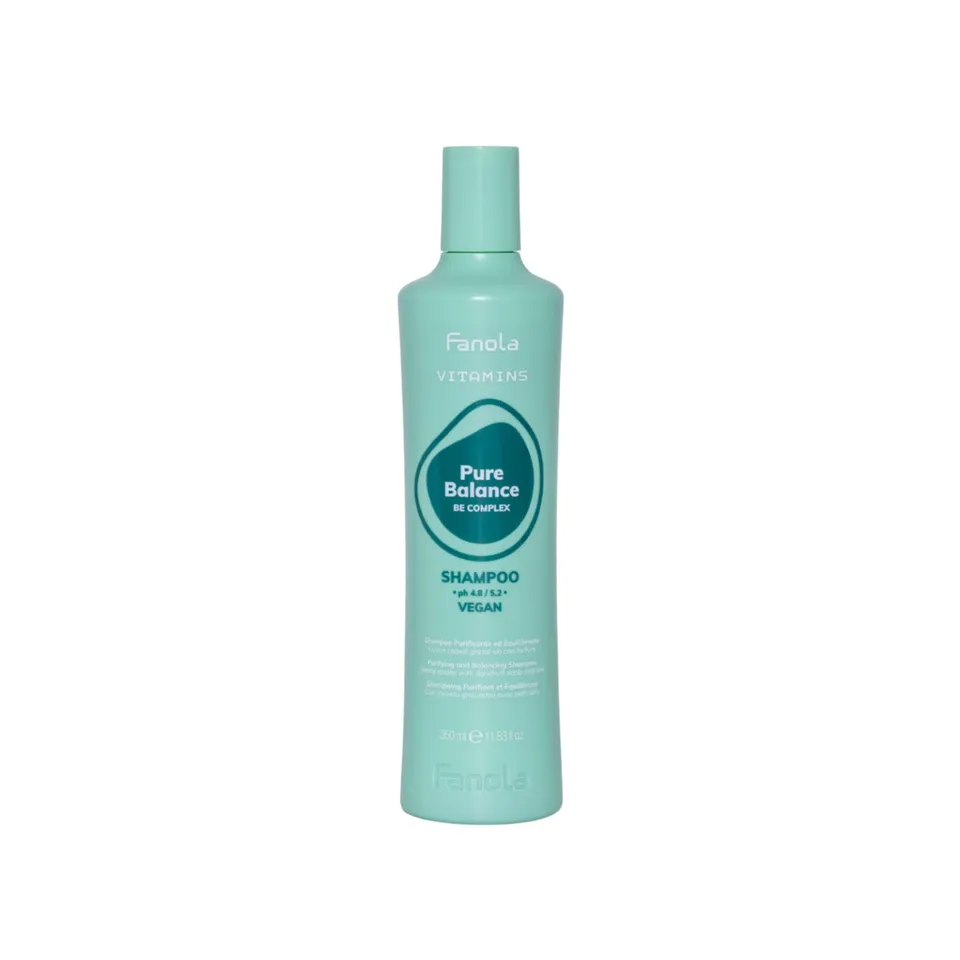 fanola-vitamins-pure-balance-shampoo-purificante-antiforfora-350-ml image 1