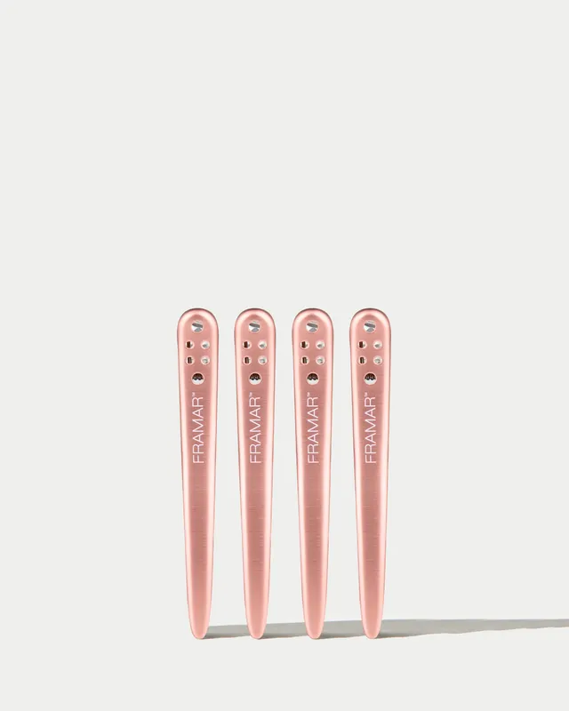 framar-big-bite-clips-rose-gold-mollette-per-sezionamento-in-confezione-da-4 image 1