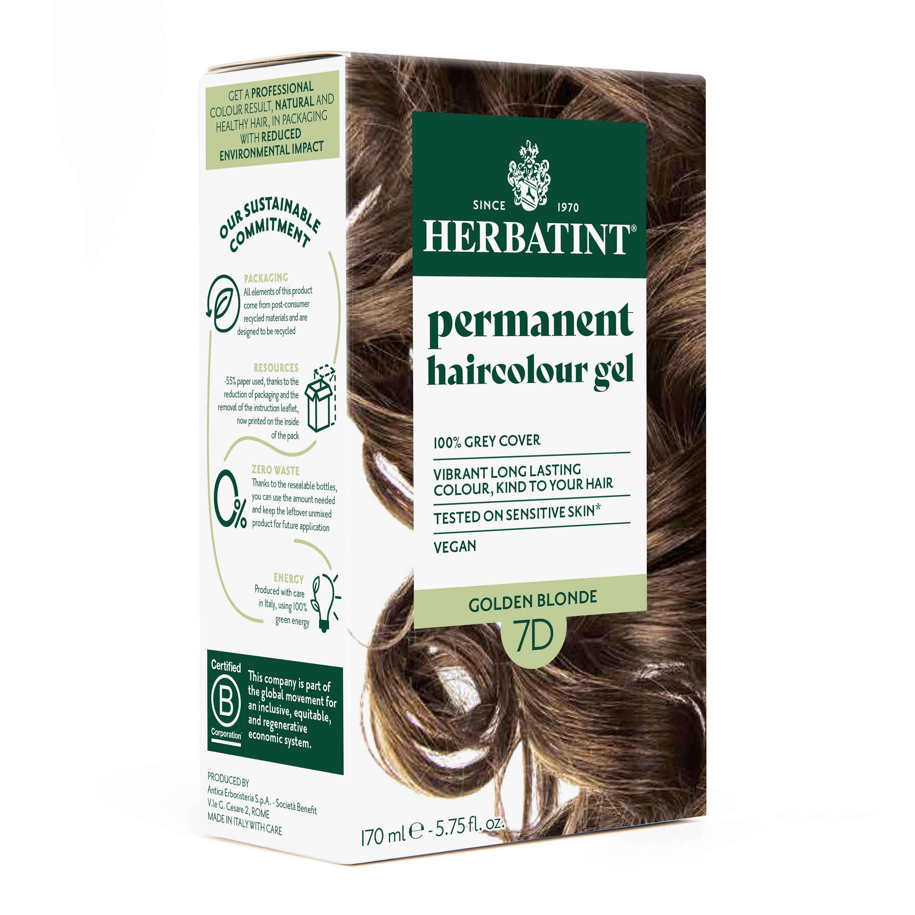 herbatint-gel-colorante-permanente-7d-biondo-dorato-170-ml image 1