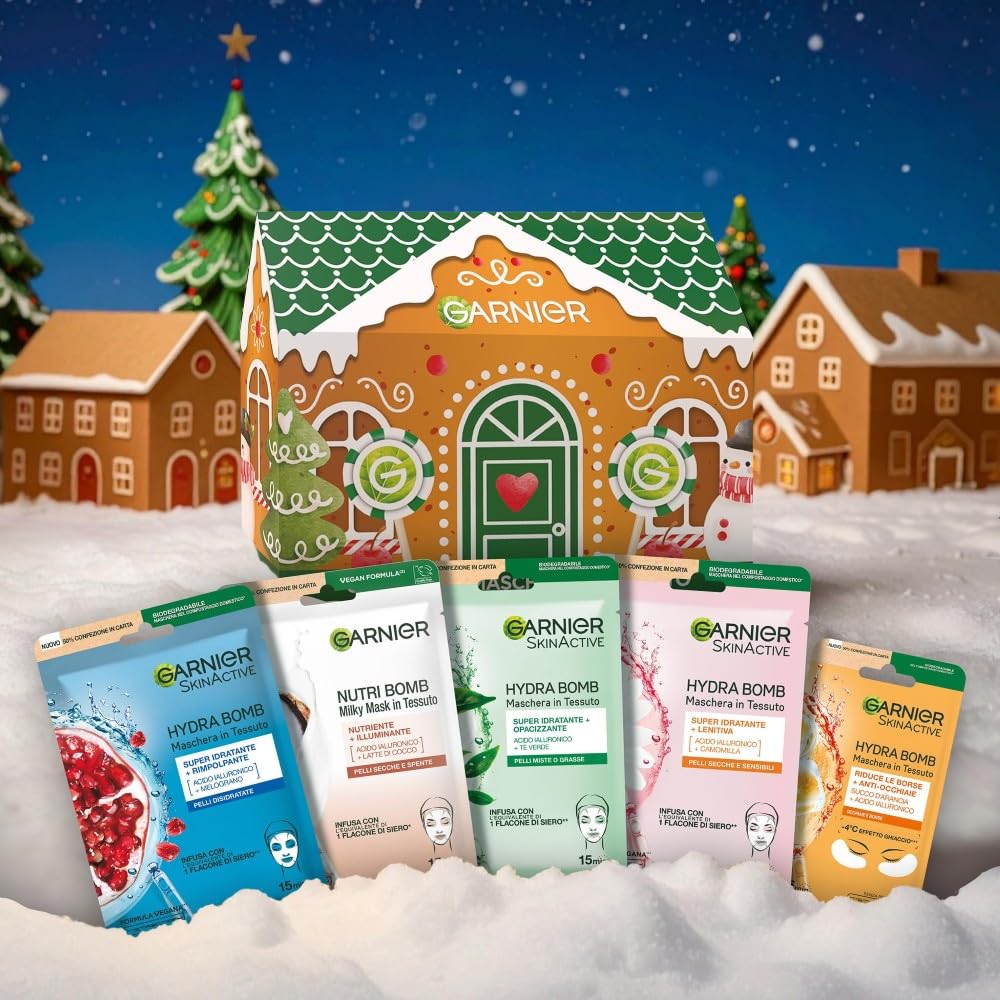 garnier-skinactive-hydra-bomb-cofanetto-regalo-skincare-5-maschere-viso-e-occhi image 5