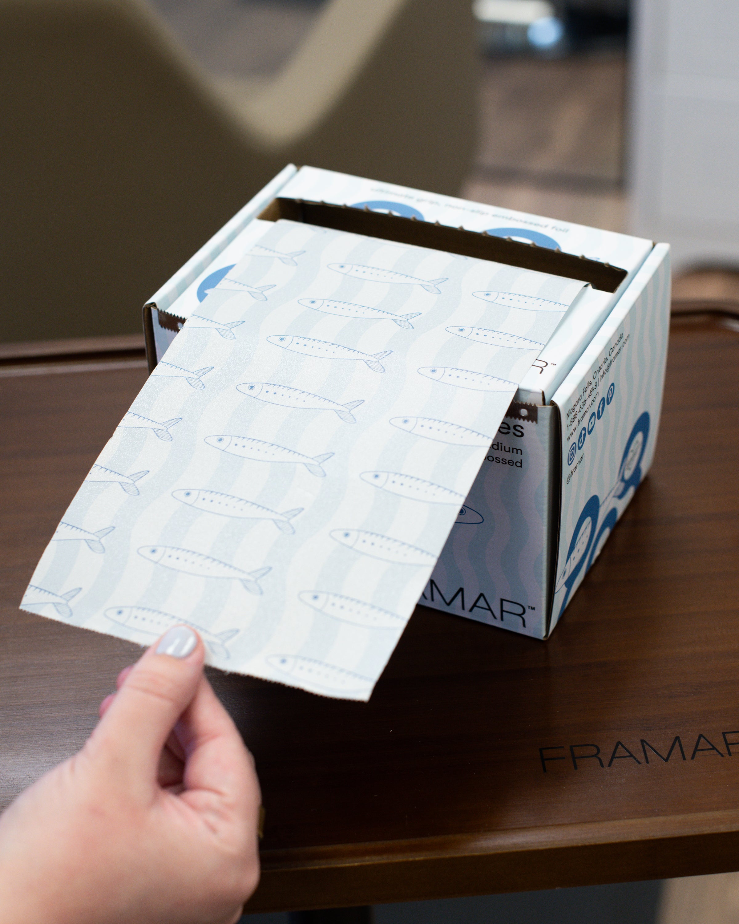 framar-embossed-roll-blue-sardine-rotolo-320ft image 4
