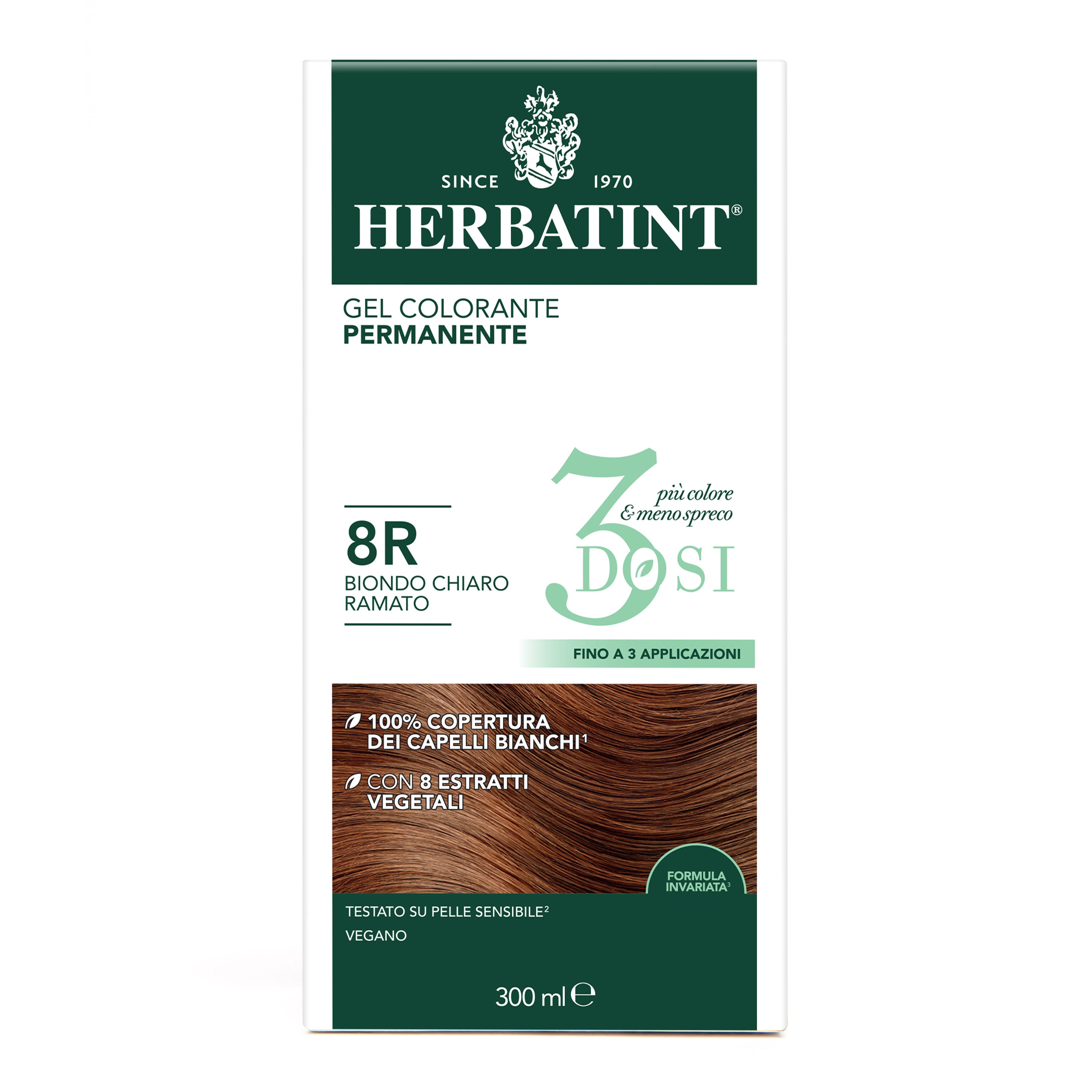 herbatint-gel-colorante-permanente-3-dosi-8r-biondo-chiaro-ramato-300-ml image 3