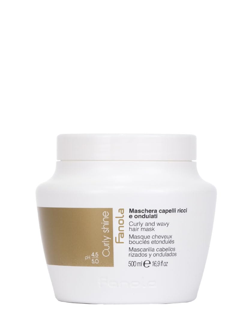 fanola-curly-shine-maschera-capelli-ricci-e-ondulati-1000-ml image 2