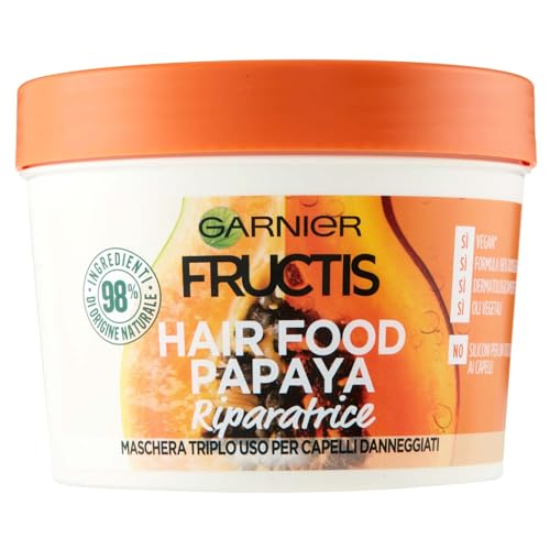 garnier-fructis-hair-food-maschera-3-in-1-papaya-riparatrice-390-ml image 8