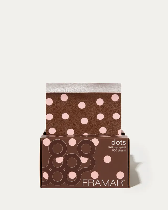 framar-5x11-pop-up-foil-500-fogli-chocolate-polka-dots image 1