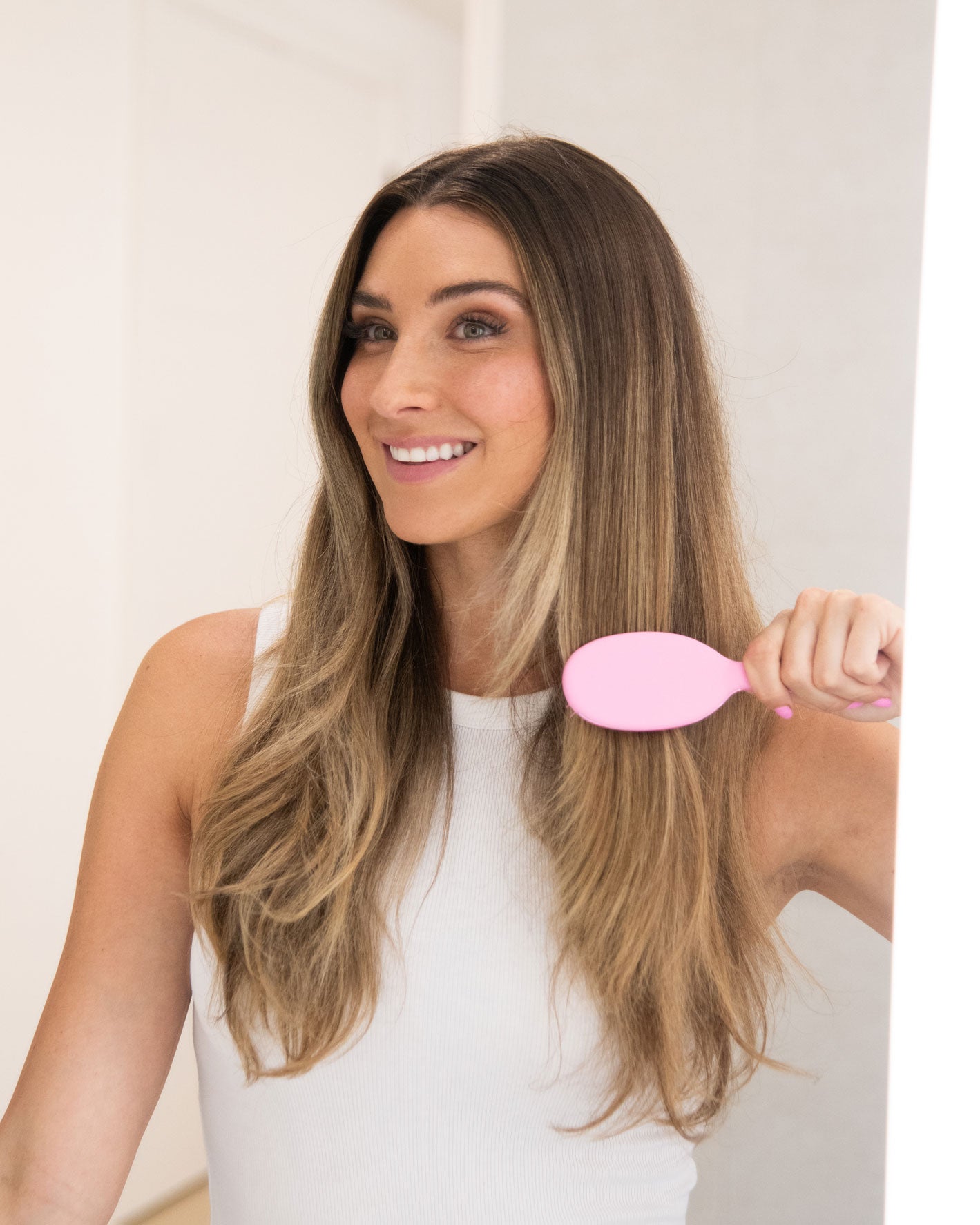framar-mini-detangle-brush-pink-spazzola-districante-compatta image 6