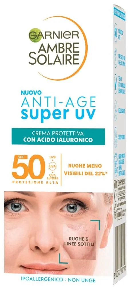 garnier-ambre-solaire-super-uv-crema-viso-anti-age-spf50-50-ml image 1