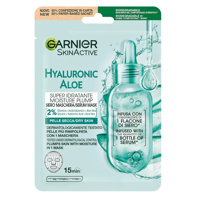 garnier-skinactive-hydra-bomb-maschera-tessuto-aloe-vera-28-g image 1