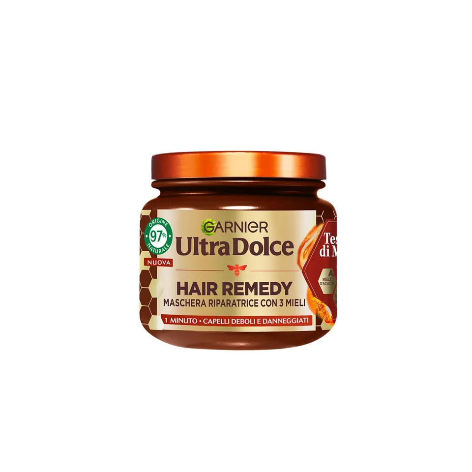 garnier-ultra-dolce-tesori-di-miele-maschera-riparatrice-hair-remedy-340-ml image 1