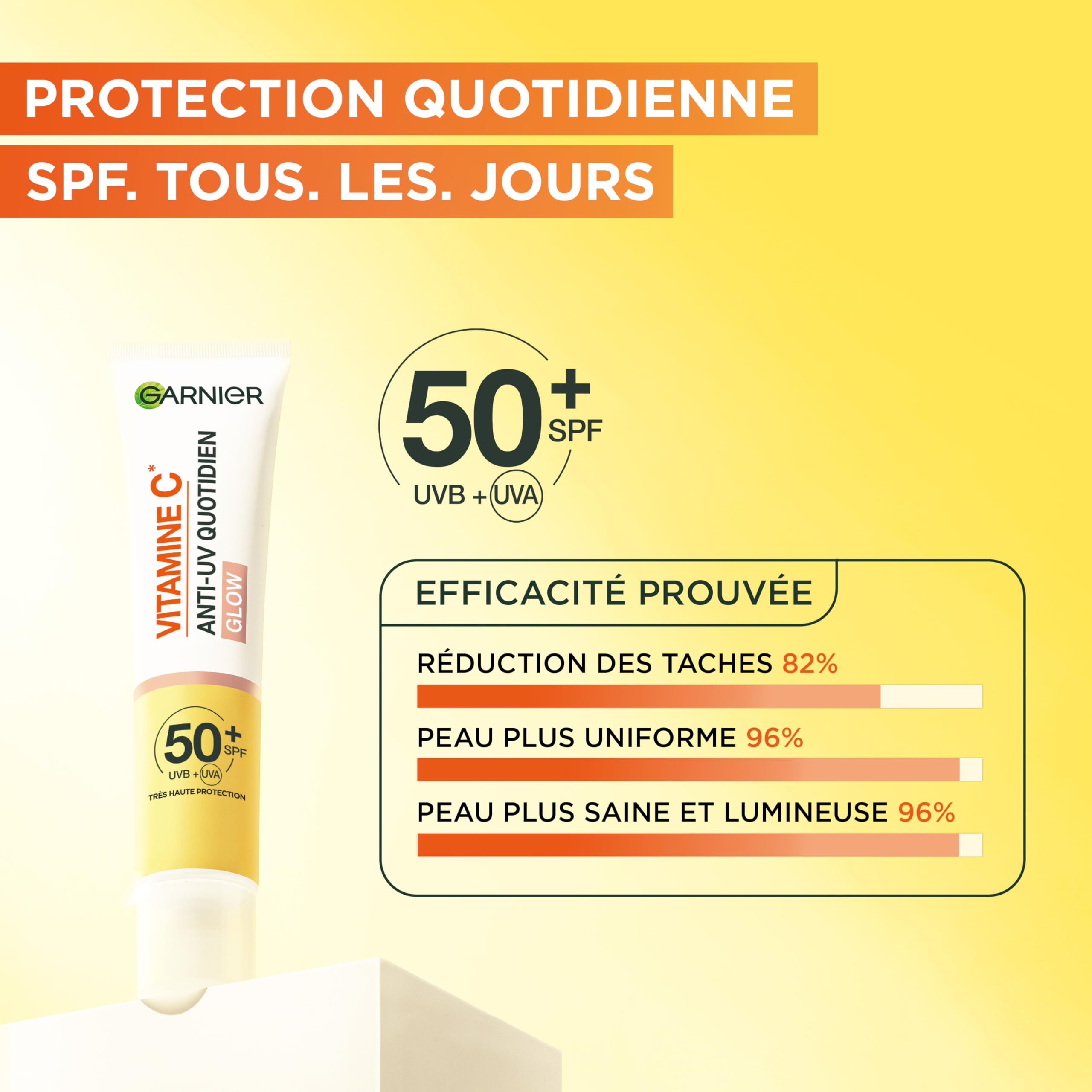 garnier-daily-uv-glow-fluido-anti-uv-anti-macchie-spf-50-vitamina-c-40-ml image 2