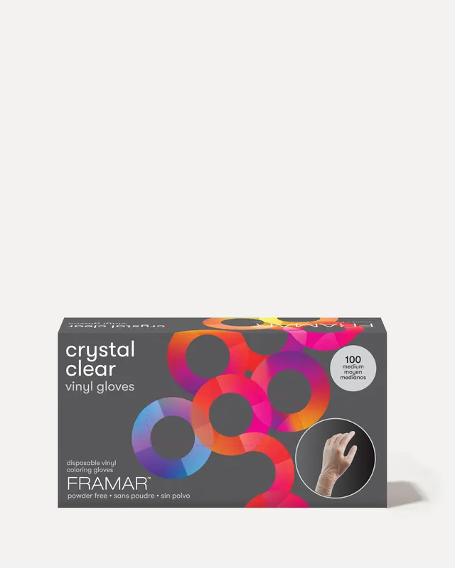 framar-crystal-clear-guanti-monouso-in-vinile-100-pezzi-trasparenti image 1