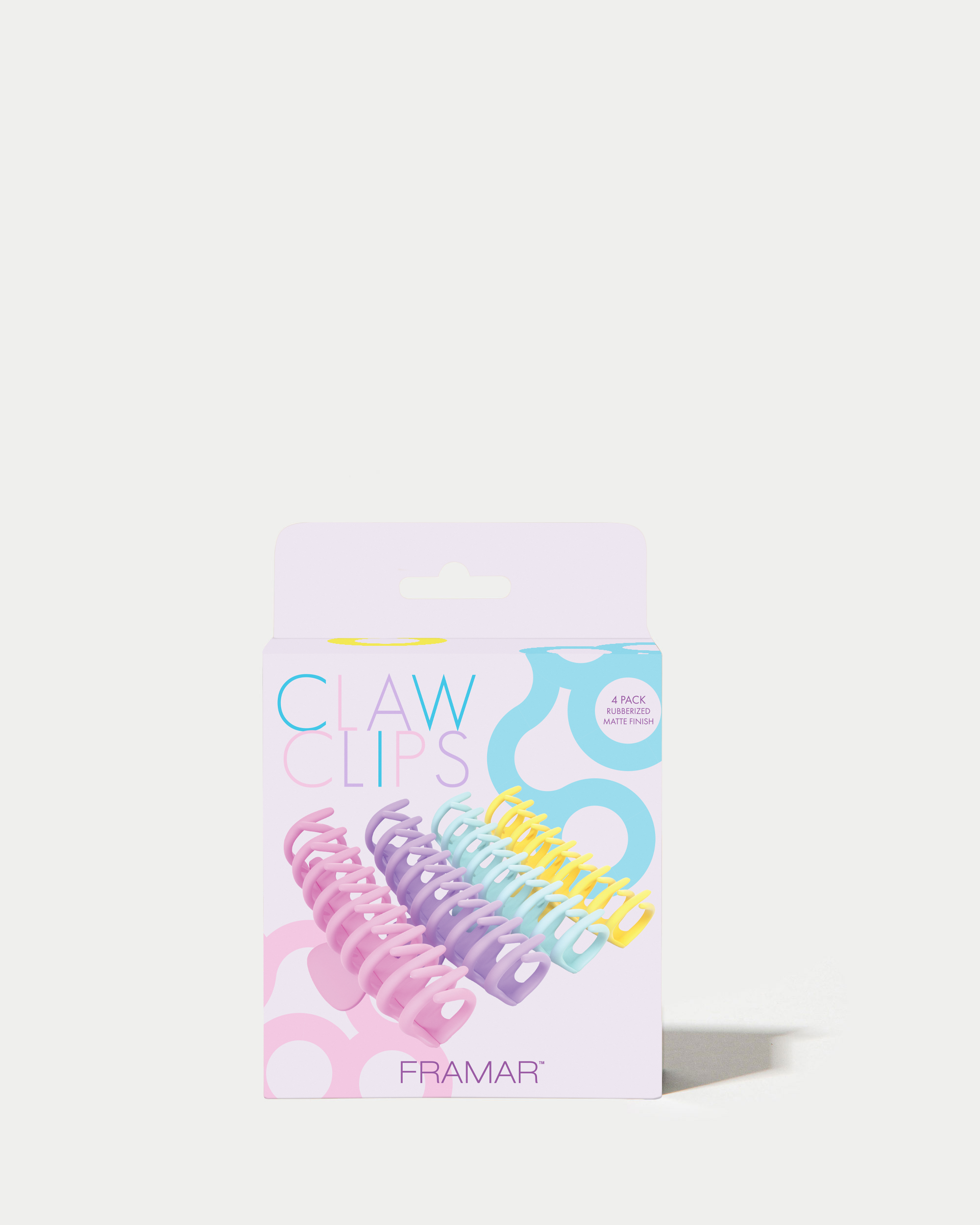 framar-claw-clips-pastel-4-pezzi-opachi image 2