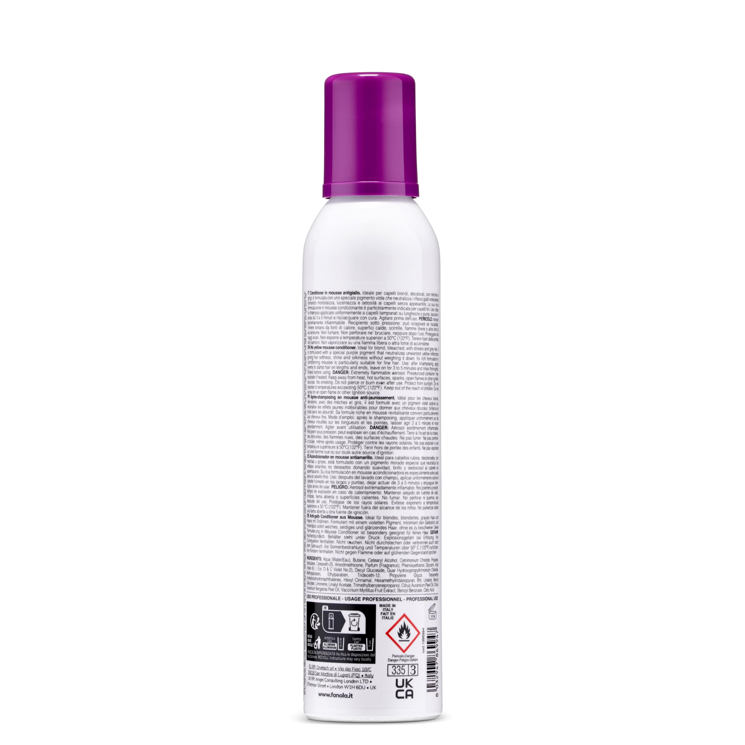 fanola-no-yellow-incredible-foam-mousse-antigiallo-250-ml image 4