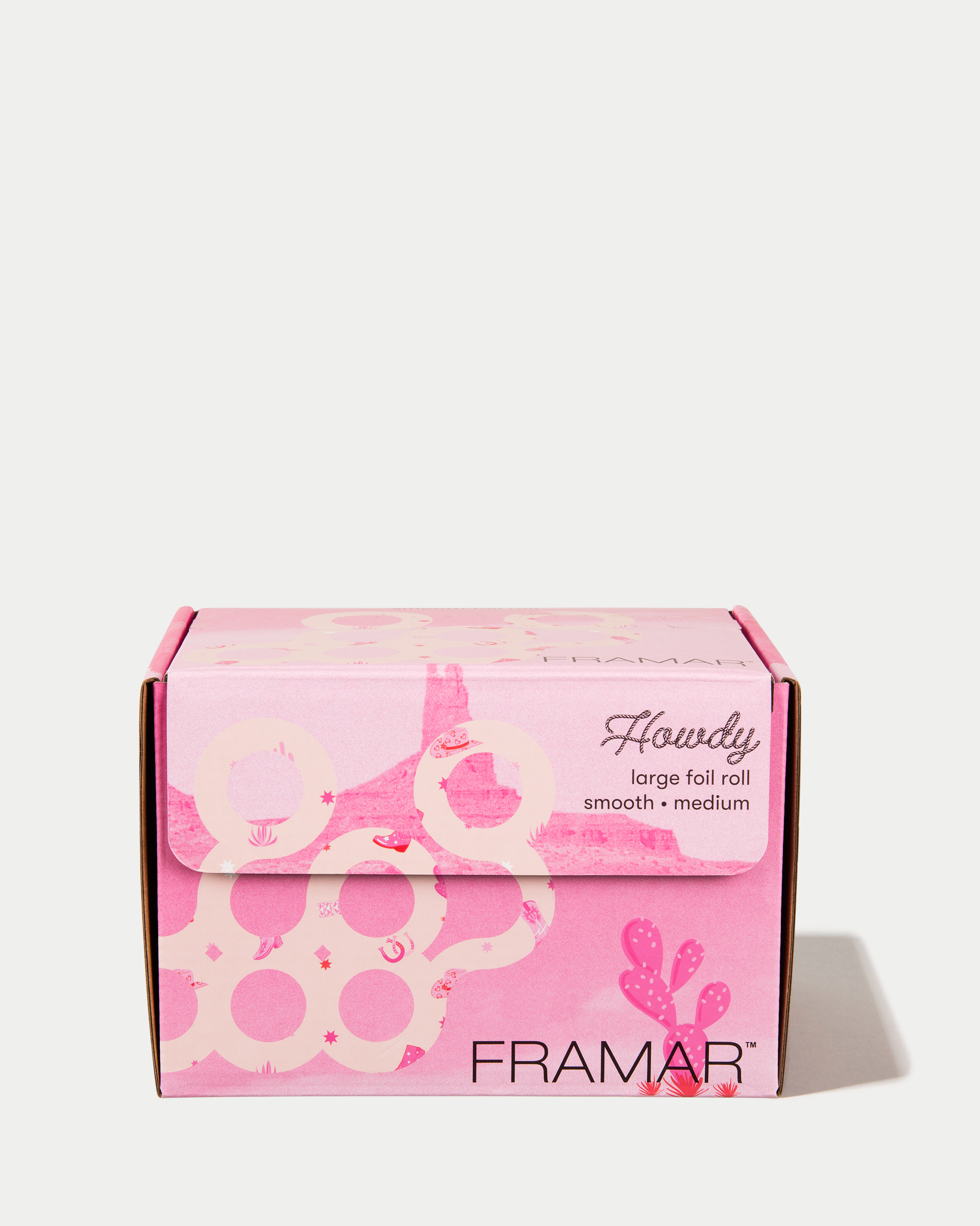 framar-howdy-rotolo-foil-liscio-large-1600-ft-rosa-cowboy image 2