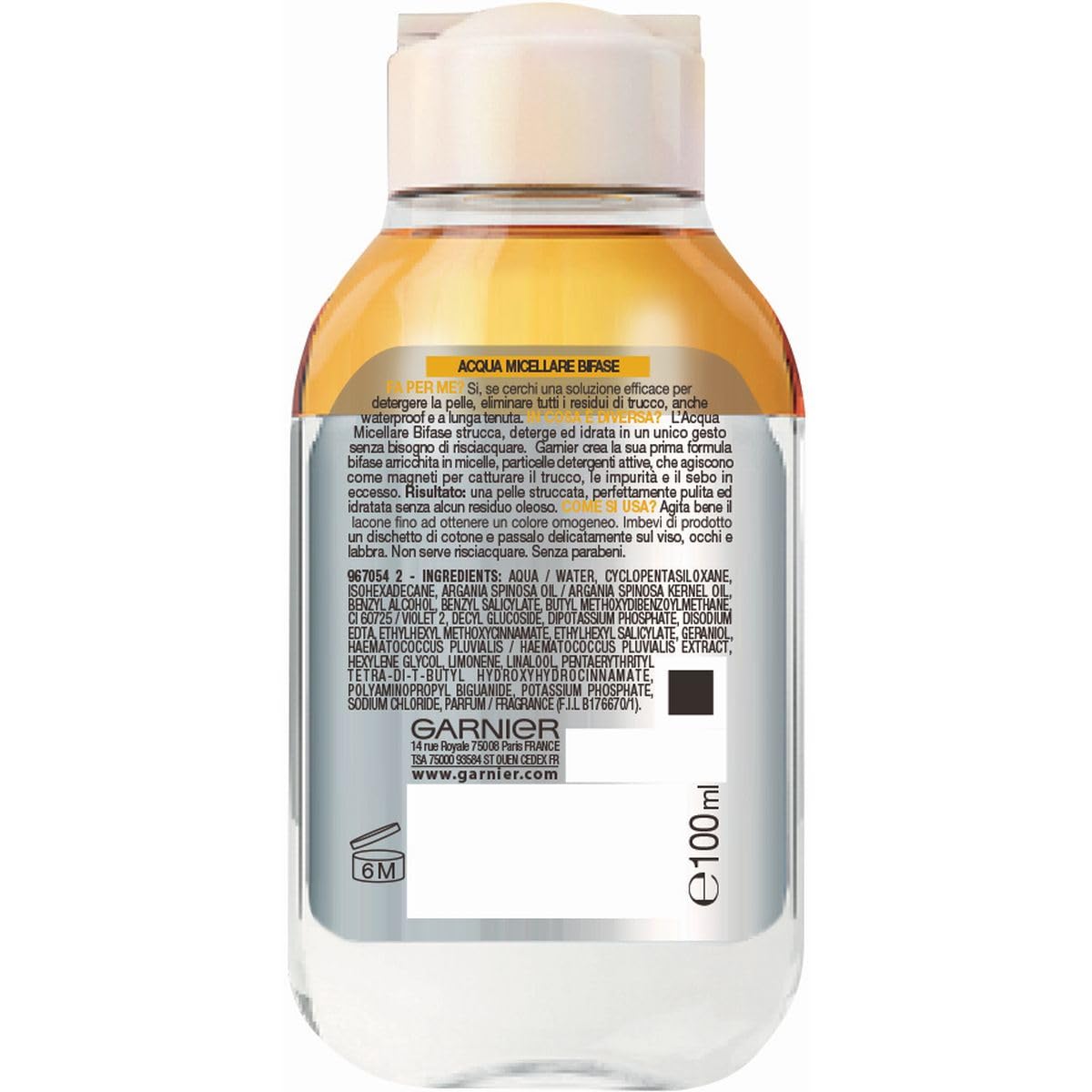 garnier-skinactive-acqua-micellare-bifase-con-olio-d-argan-100-ml image 2