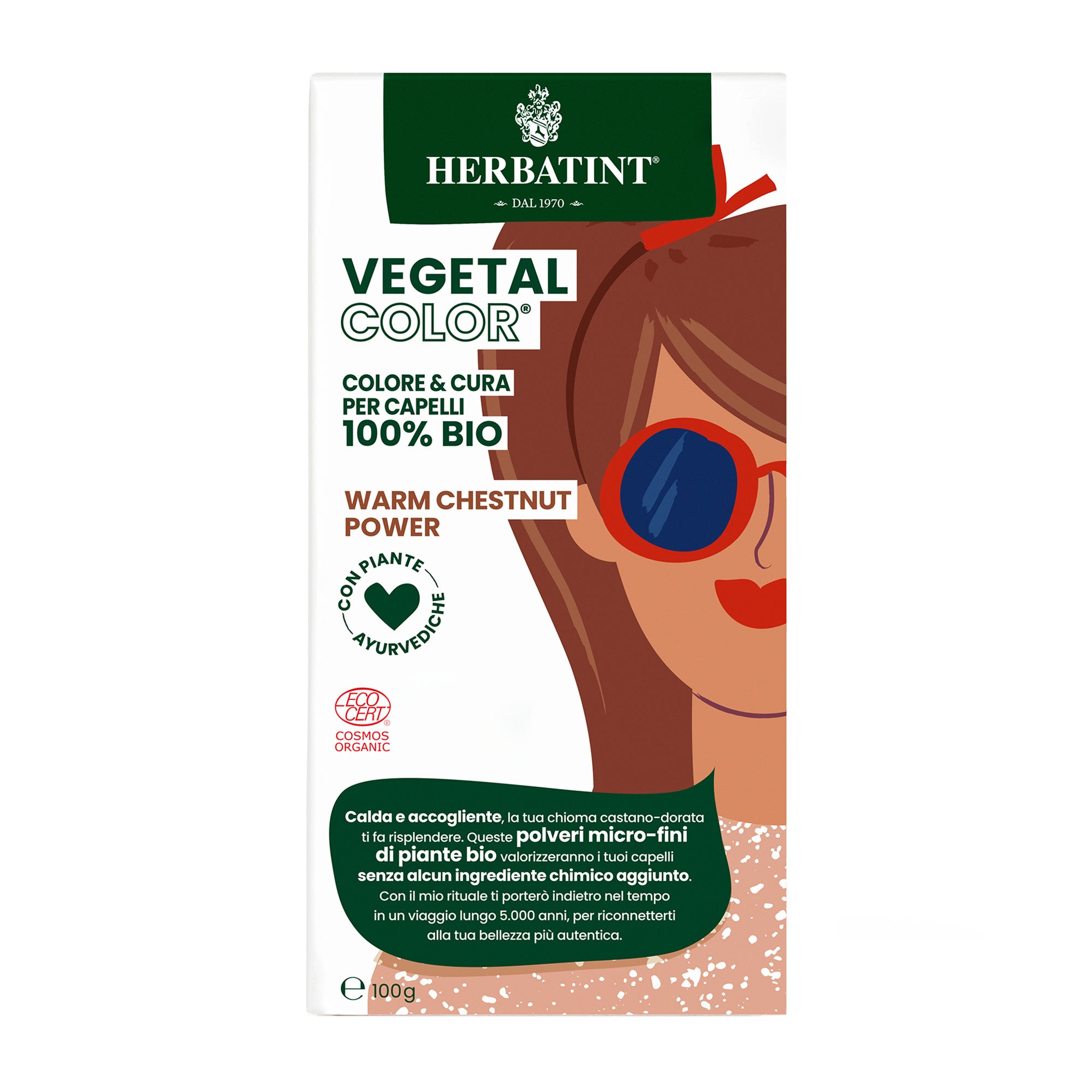 herbatint-vegetal-color-warm-chestnut-power-castano-caldo-100-gr image 2
