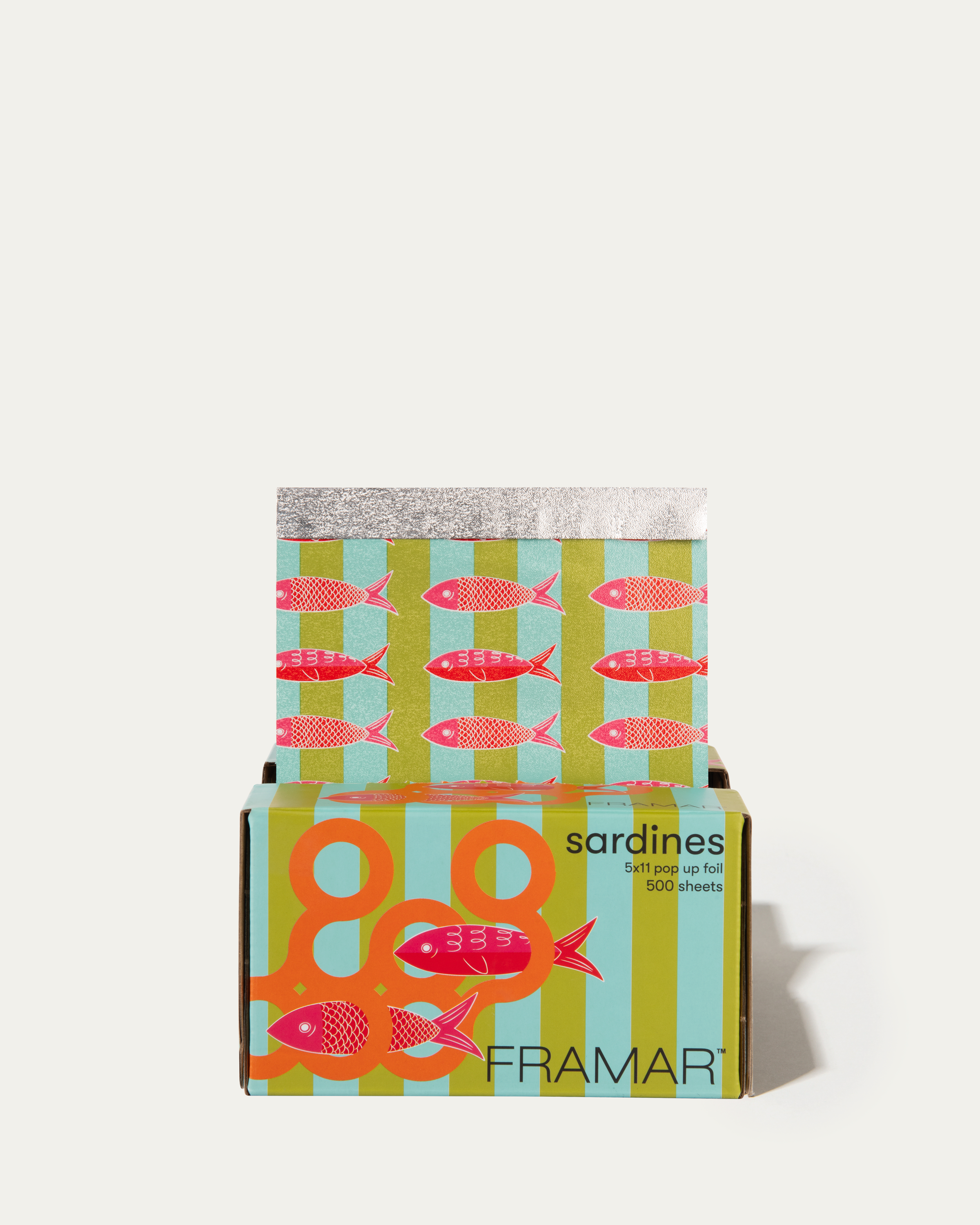 framar-5x11-pop-up-multicolored-sardine-fogli-alluminio-pre-tagliati image 1