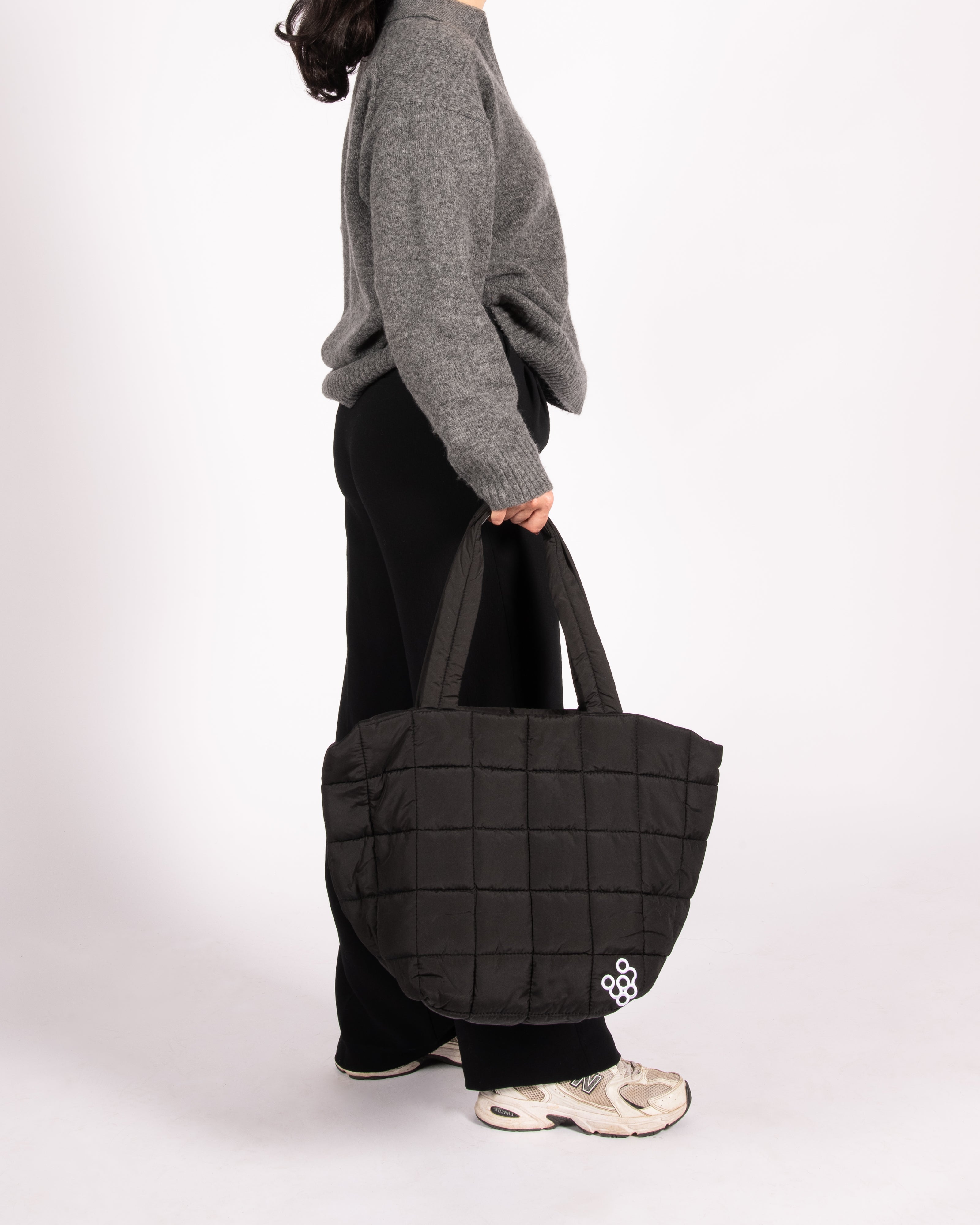 framar-puffer-tote-black-borsa-nylon-trapuntata image 7