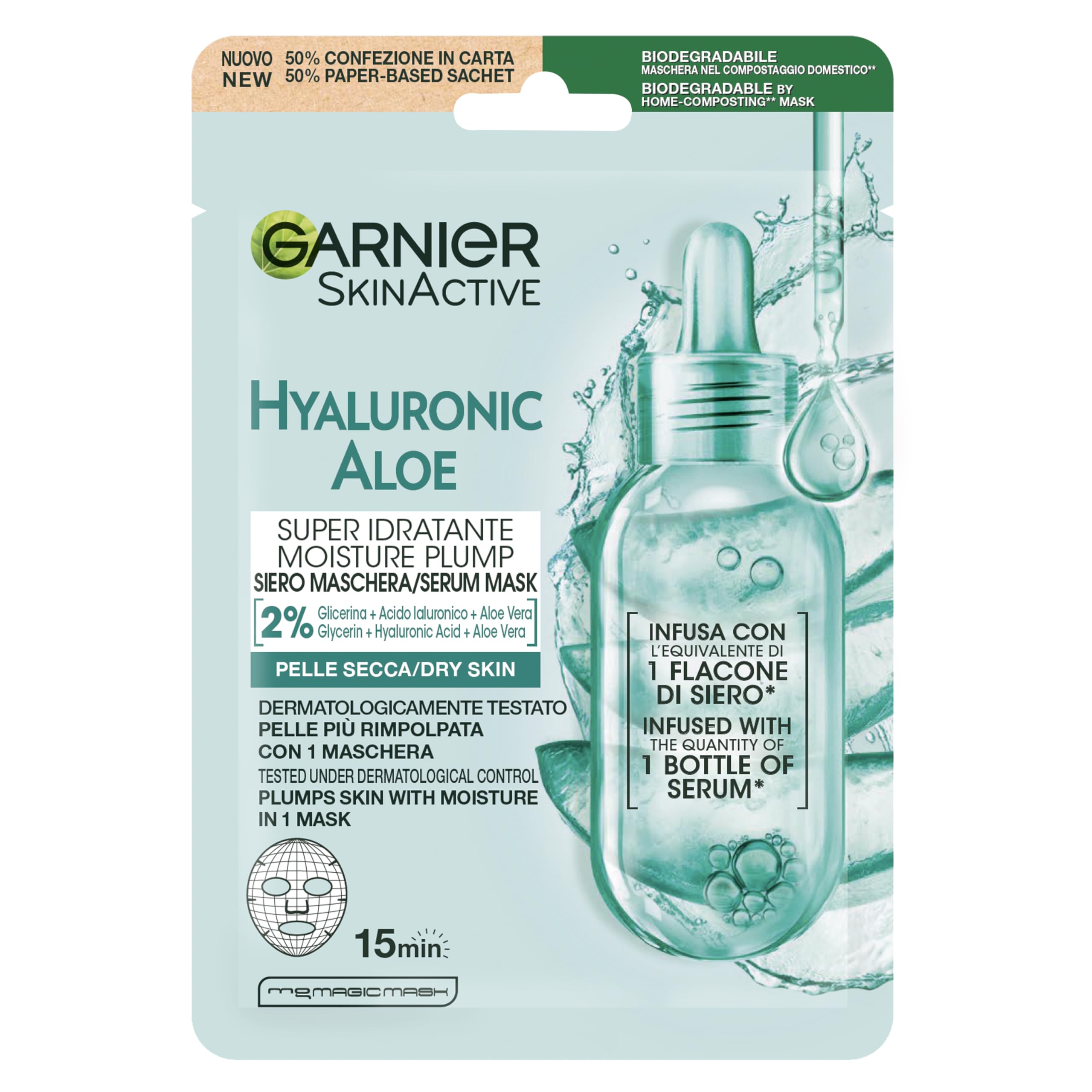garnier-skinactive-hydra-bomb-maschera-tessuto-aloe-vera-28-g image 1
