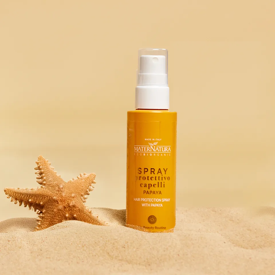 maternatura-spray-protettivo-capelli-al-mare-mango-e-papaya image 1