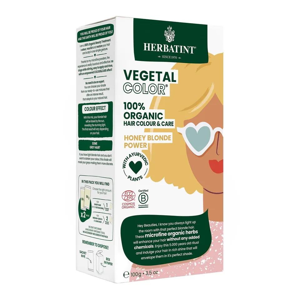 herbatint-vegetal-color-honey-blonde-power-biondo-miele-100-gr image 1