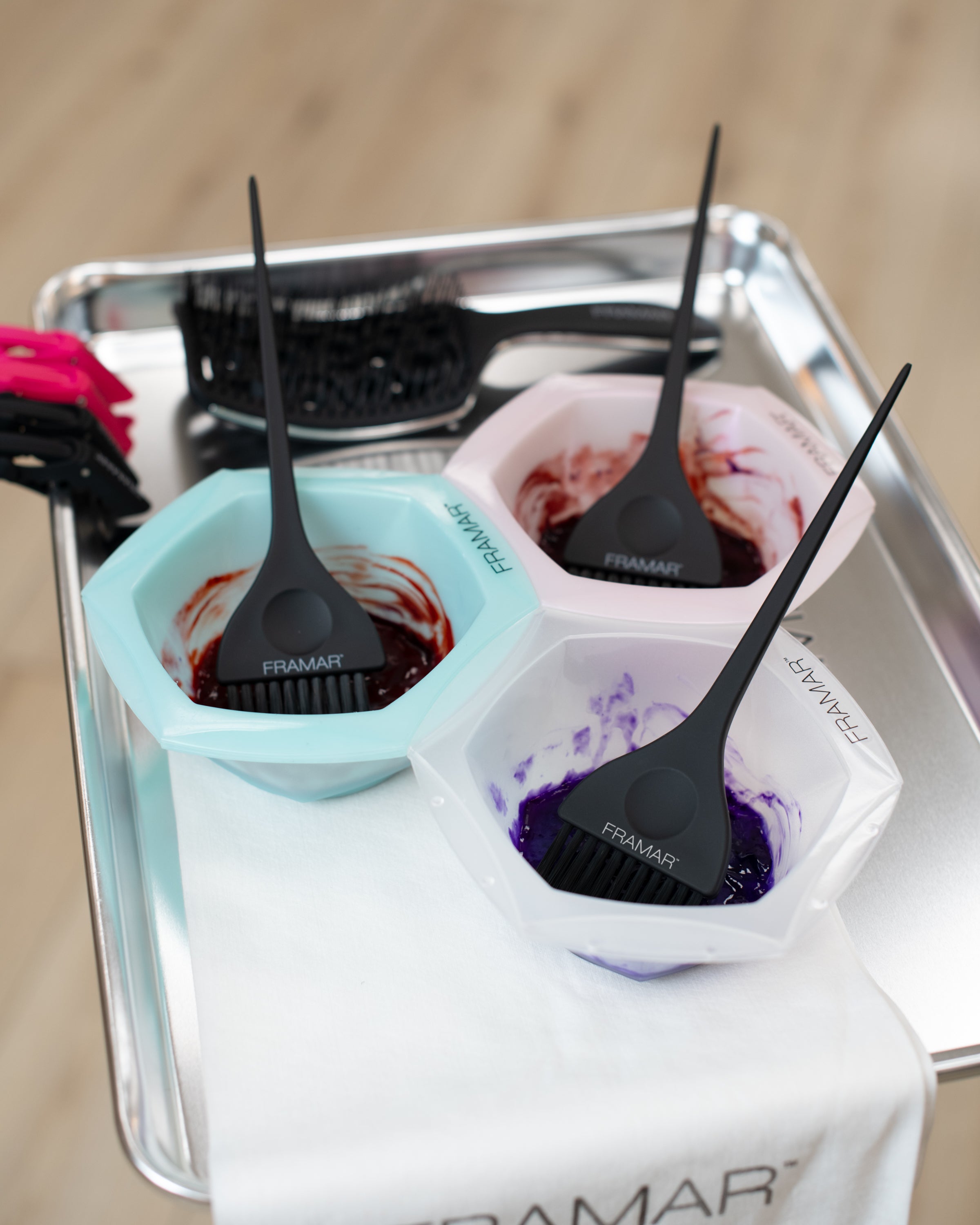 framar-classic-color-brush-set-matte-black-3-pezzi image 3