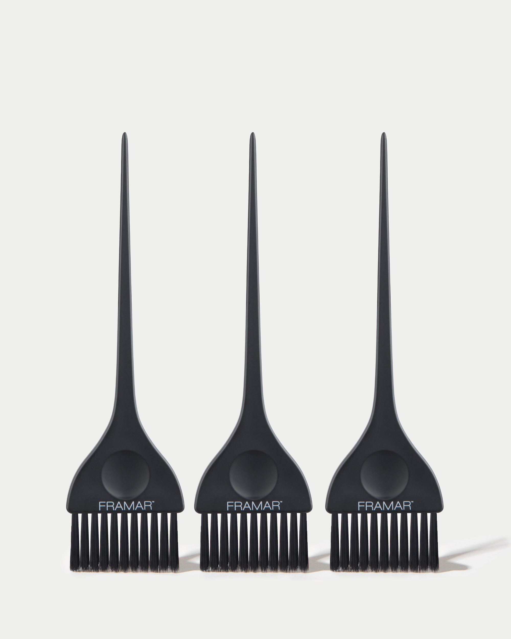 framar-classic-color-brush-set-matte-black-3-pezzi image 1