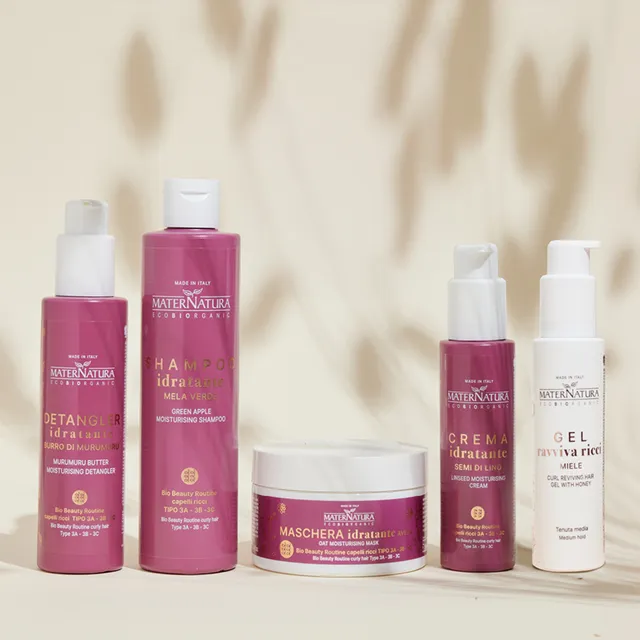 maternatura-bio-beauty-routine-capelli-ricci-tipo-3-3a-3b-3c-con-shampoo-mela-ve image 1
