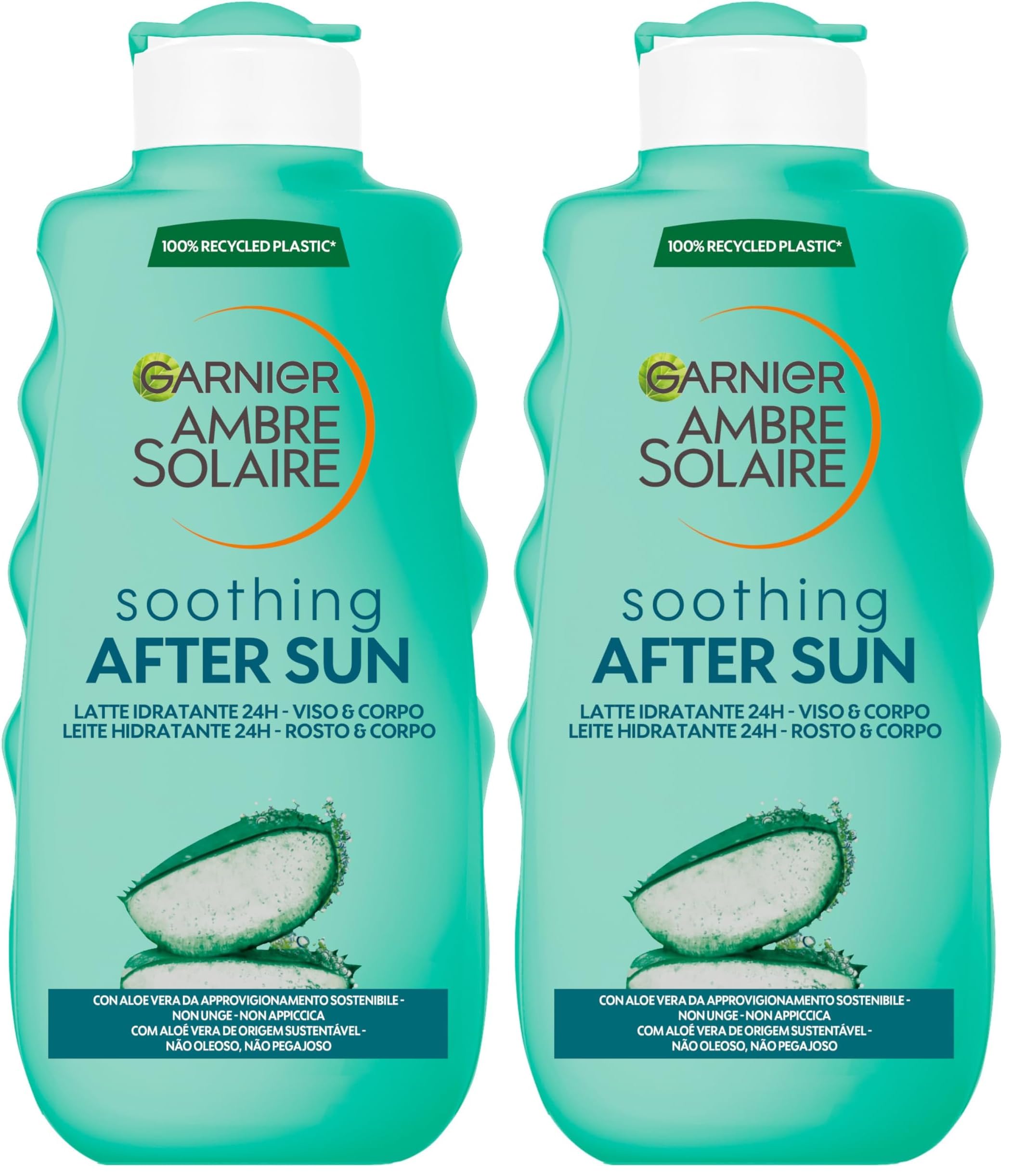 garnier-ambre-solaire-latte-doposole-rinfrescante-175-ml-con-aloe-vera image 2