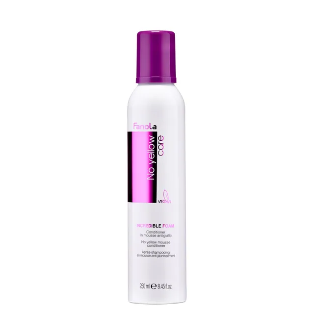 fanola-no-yellow-incredible-foam-mousse-antigiallo-250-ml image 1