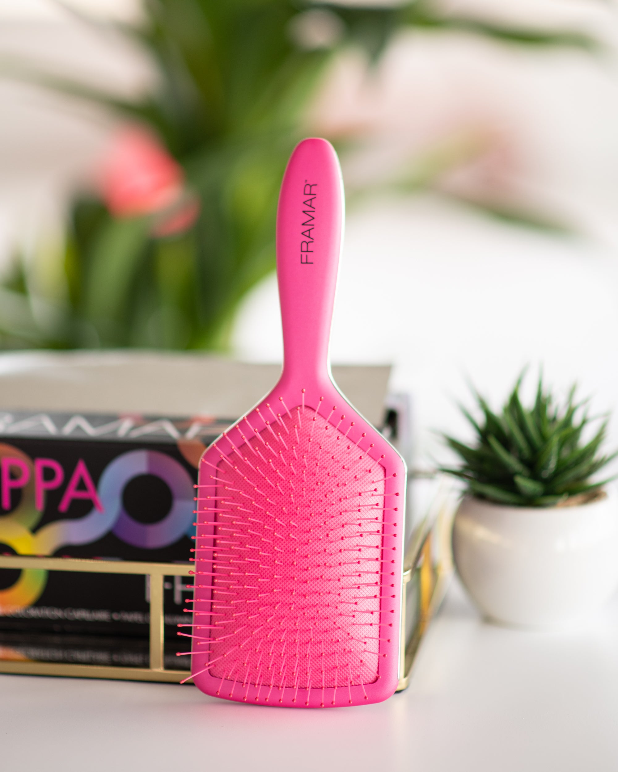 framar-pinky-swear-paddle-brush-districante-rosa-opaco image 4