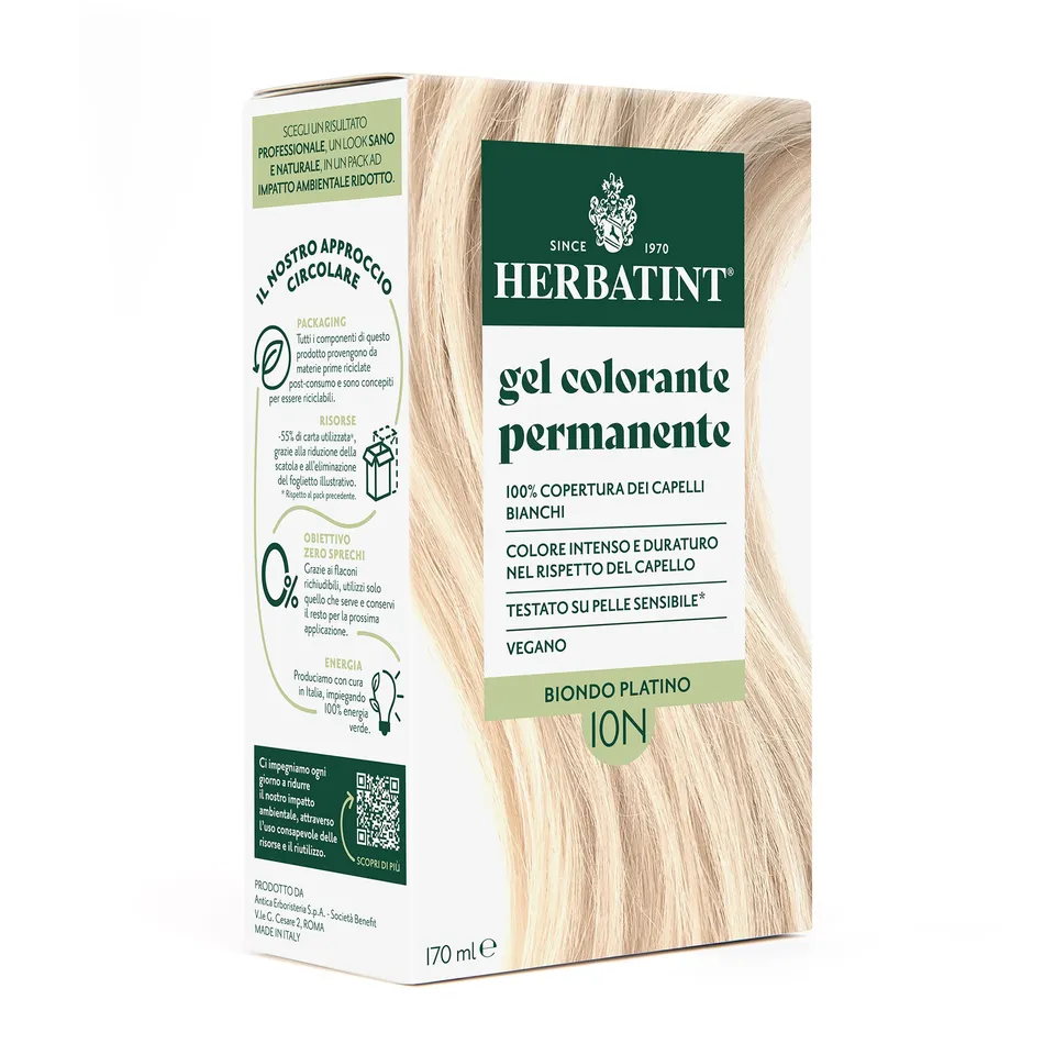 herbatint-gel-colorante-permanente-10n-biondo-platino-170-ml image 1