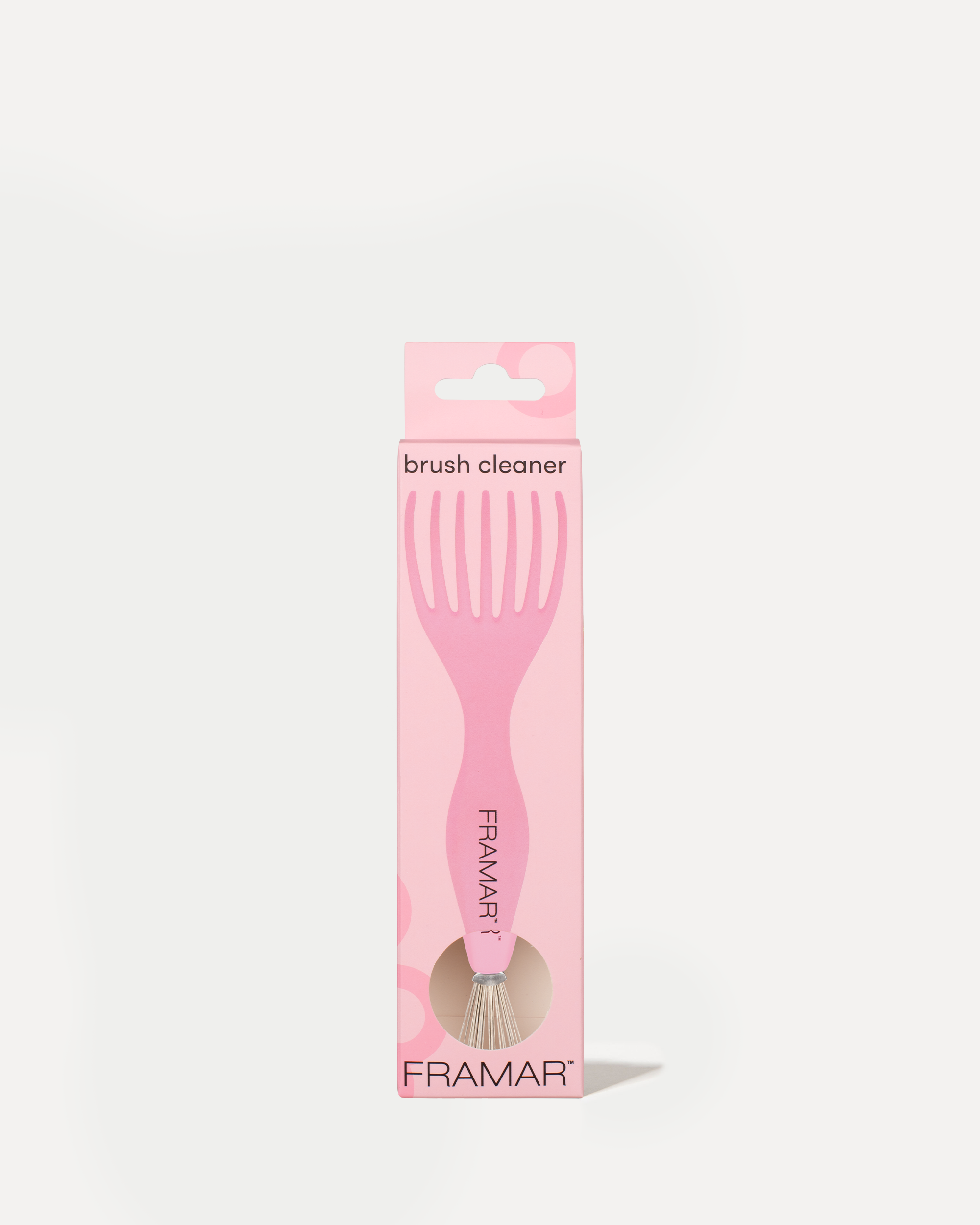 framar-brush-cleaner-pink-strumento-pulizia-spazzole-a-doppia-azione image 2