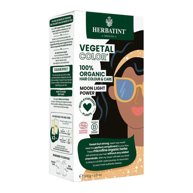herbatint-vegetal-color-moon-light-power-nero-colorazione-vegetale-100-gr image 1