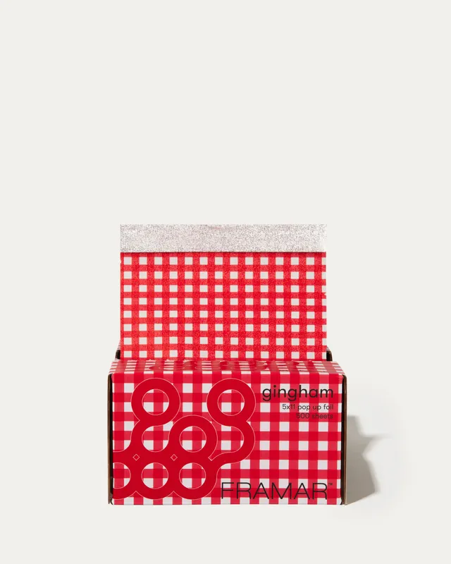 framar-5x11-pop-up-foil-red-gingham image 1