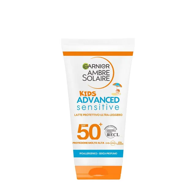 garnier-ambre-solaire-advanced-sensitive-kids-latte-protettivo-spf50-50-ml image 1