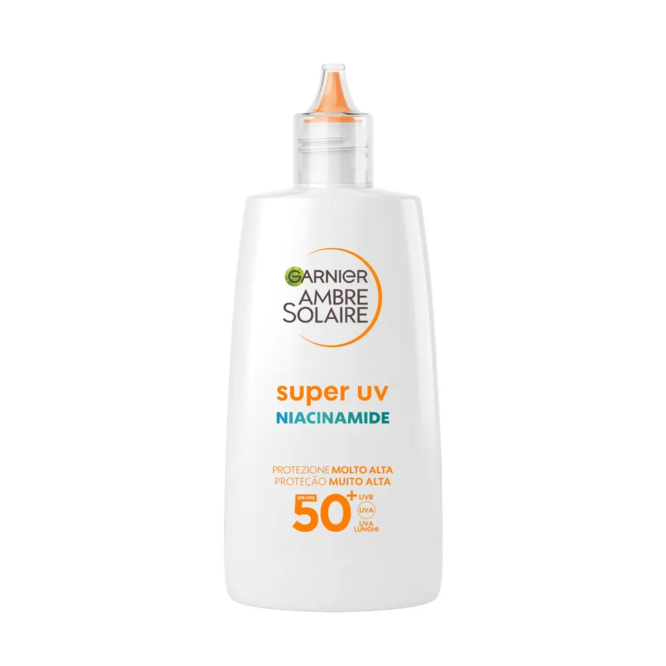 garnier-ambre-solaire-super-uv-fluido-viso-anti-imperfezioni-spf-50-40-ml image 1