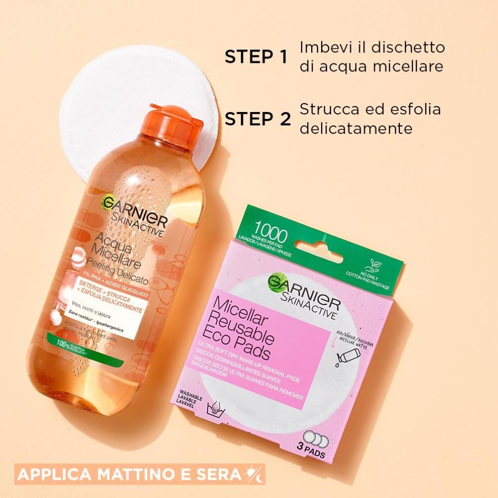 garnier-skinactive-acqua-micellare-tutto-in-1-peeling-delicato-400-ml image 6