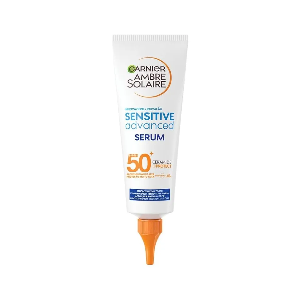 garnier-ambre-solaire-sensitive-advanced-siero-corpo-protettivo-spf50-125-ml-con image 1