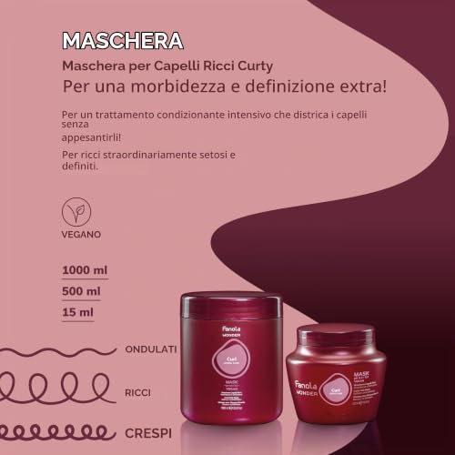 fanola-wonder-curl-maschera-capelli-ricci-e-ondulati-500-ml image 7