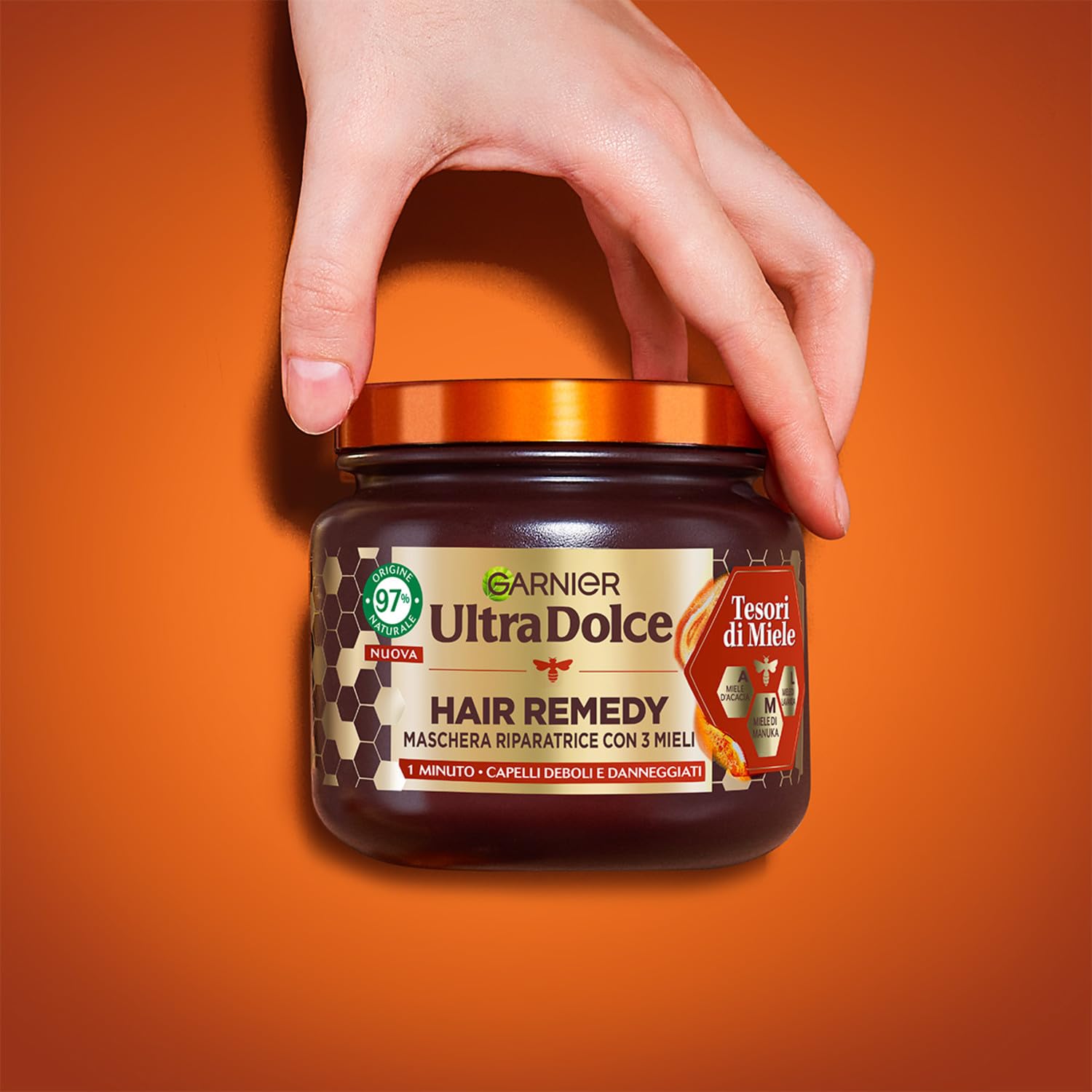 garnier-ultra-dolce-tesori-di-miele-maschera-riparatrice-hair-remedy-340-ml image 4