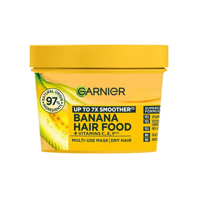 garnier-ultimate-blends-hair-food-banana-3-in-1-maschera-capelli-secchi-390-ml image 1