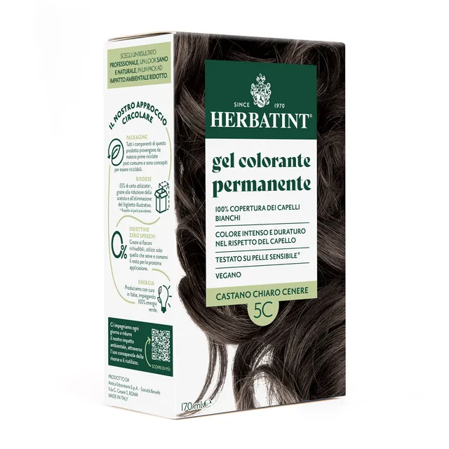 herbatint-5c-castano-chiaro-cenere-gel-colorante-permanente-170-ml image 1