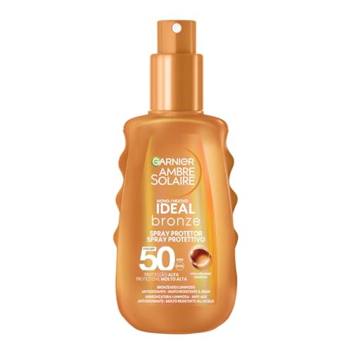garnier-ambre-solaire-ideal-bronze-latte-solare-spray-spf50-150-ml image 2