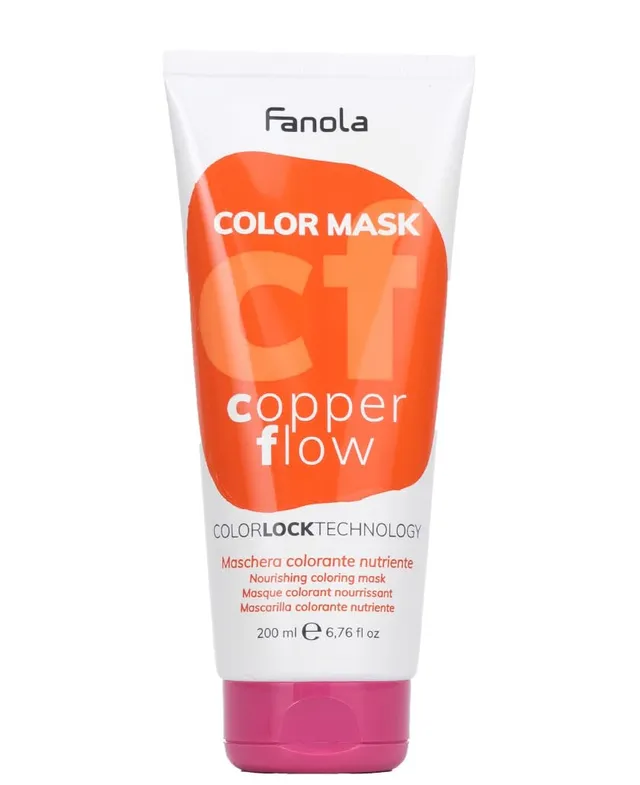 fanola-color-mask-copper-flow-maschera-colorante-rame-200-ml image 1