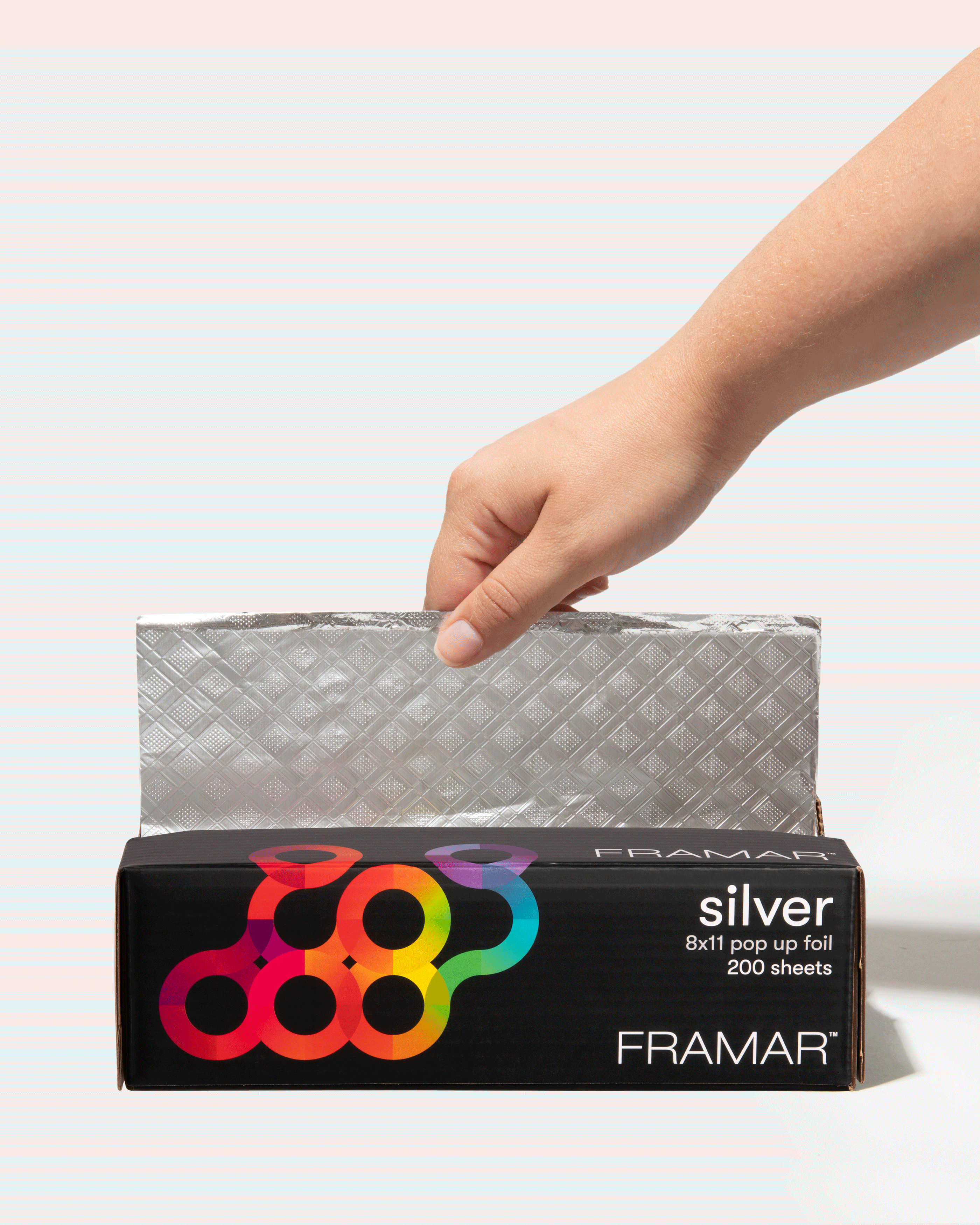 framar-star-struck-silver-pop-up-8x11-200-fogli-alluminio-pre-tagliati image 2